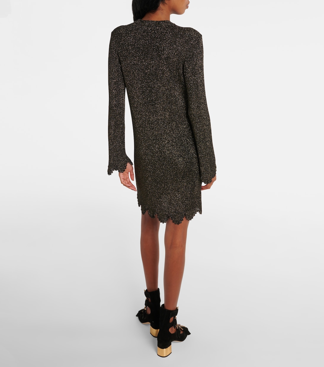 Vestido de punto festoneado | Chloé