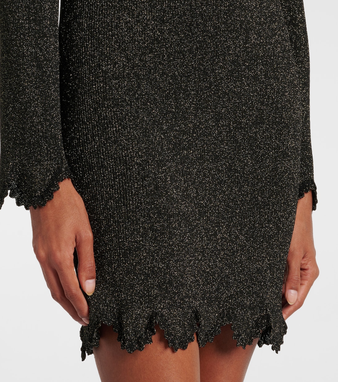 Vestido de punto festoneado | Chloé