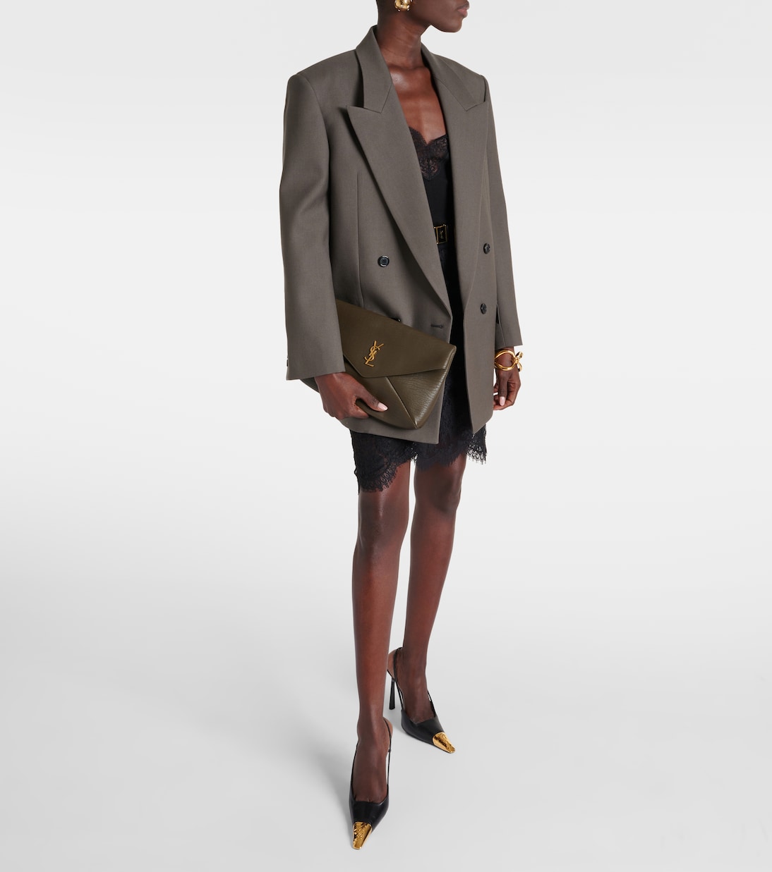 Blazer aus Woll-Gabardine | Saint Laurent