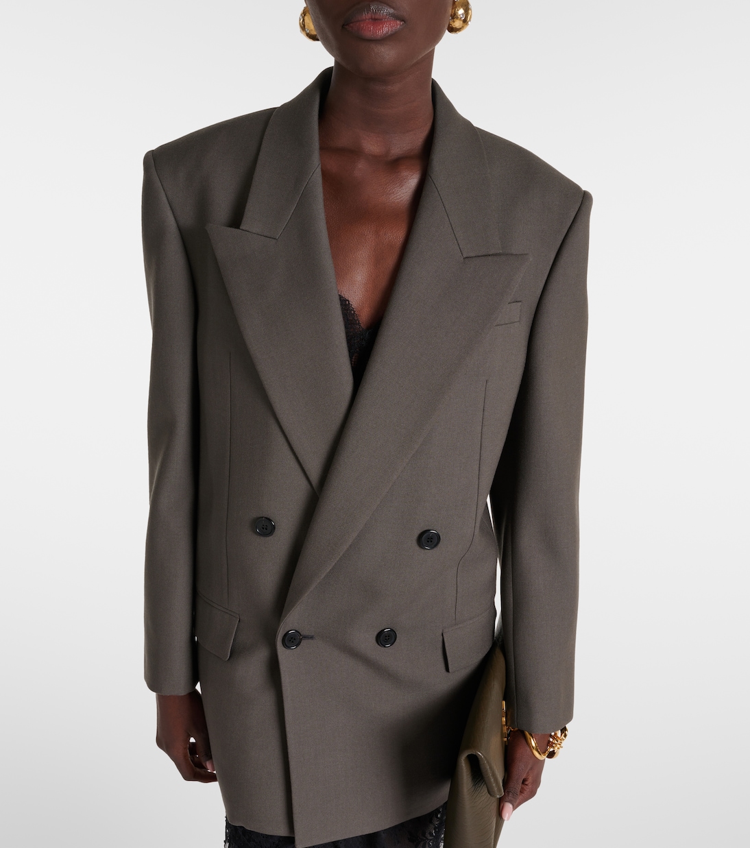 Blazer aus Woll-Gabardine | Saint Laurent