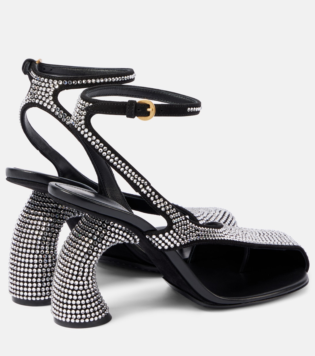 Pumps aus Leder mit Kristallen | Dries Van Noten