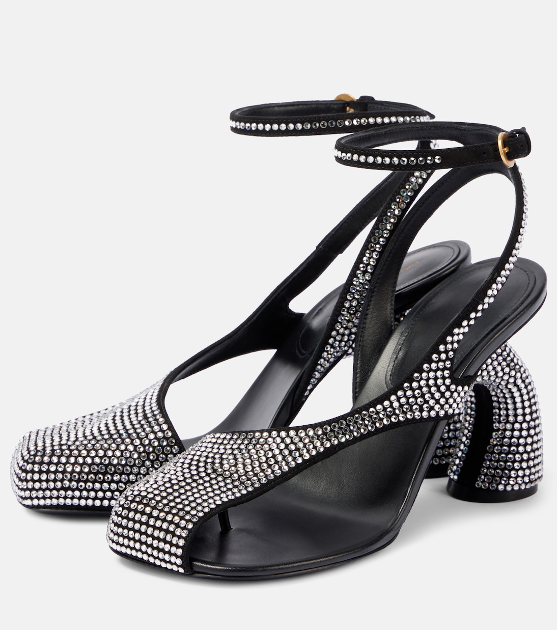 Pumps aus Leder mit Kristallen | Dries Van Noten
