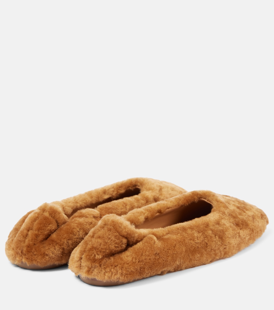 Ballerine in shearling | Dries Van Noten