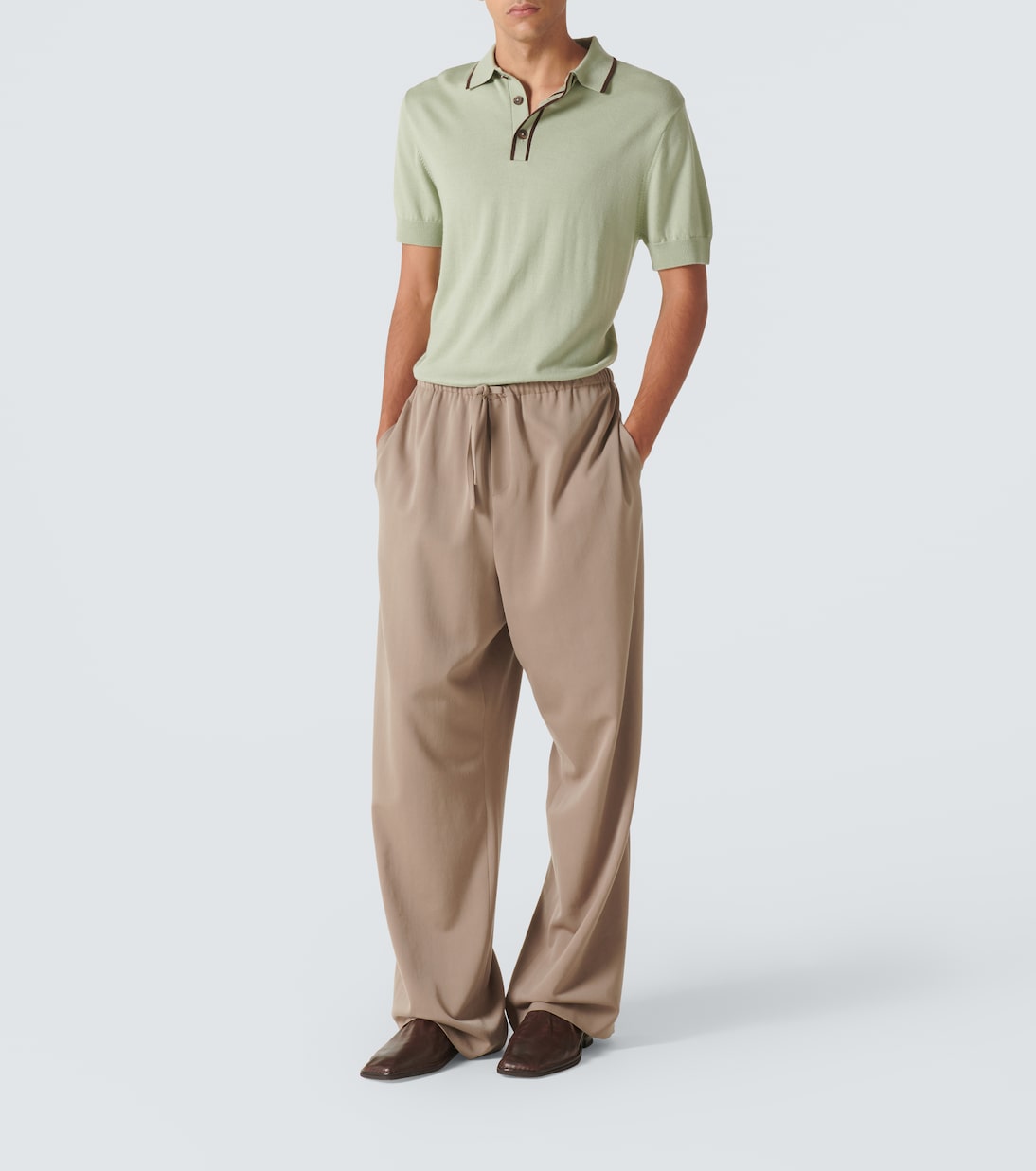Polohemd aus Wolle | King & Tuckfield