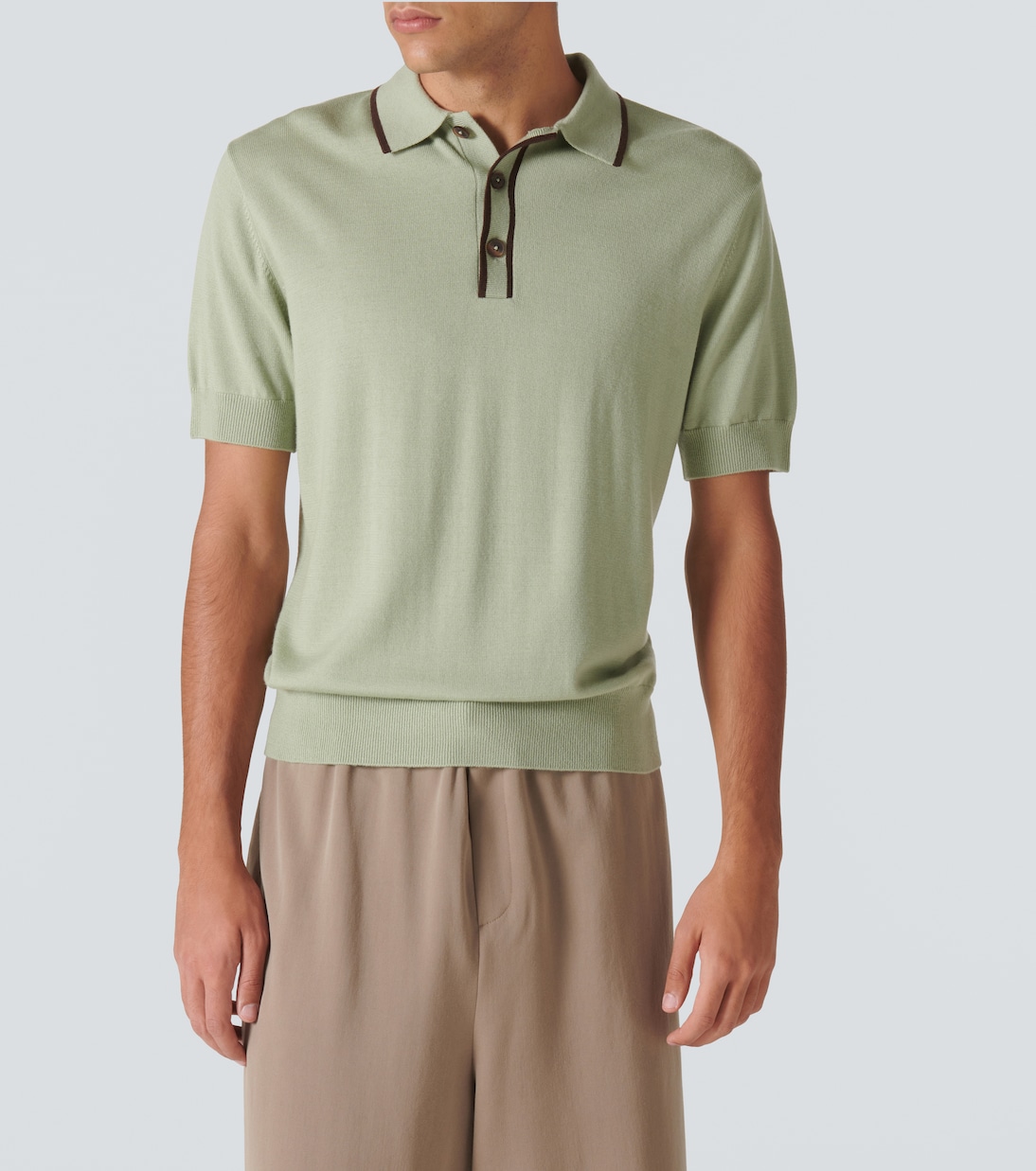 Polohemd aus Wolle | King & Tuckfield