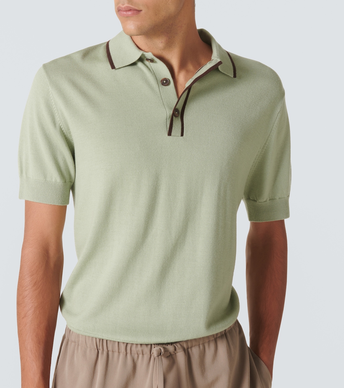 Polohemd aus Wolle | King & Tuckfield