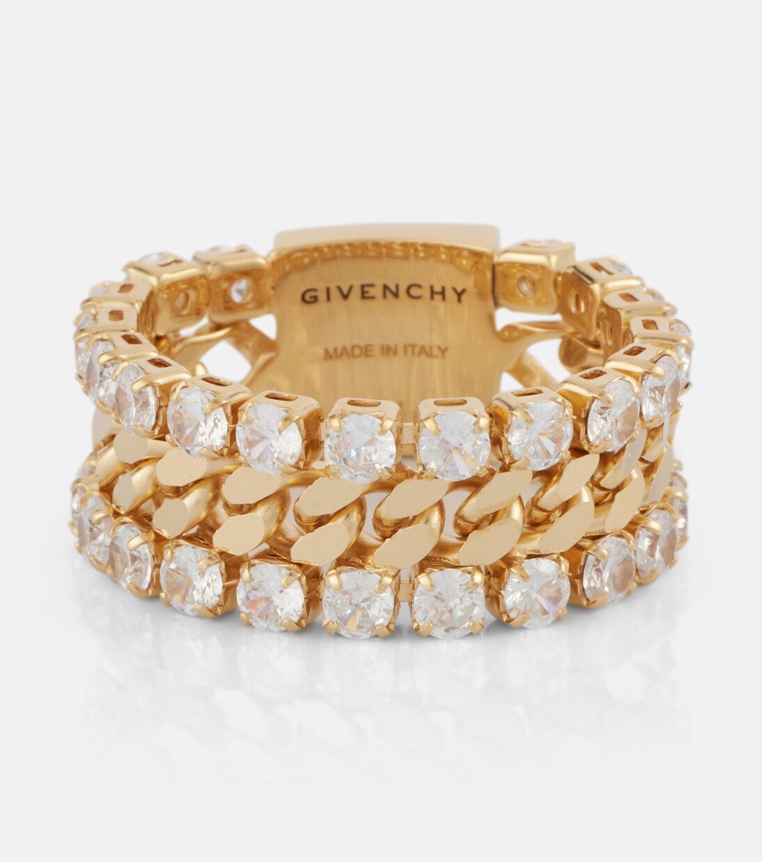 Anello in Cristallo Givenchy 4G per Giovani Stilosi
