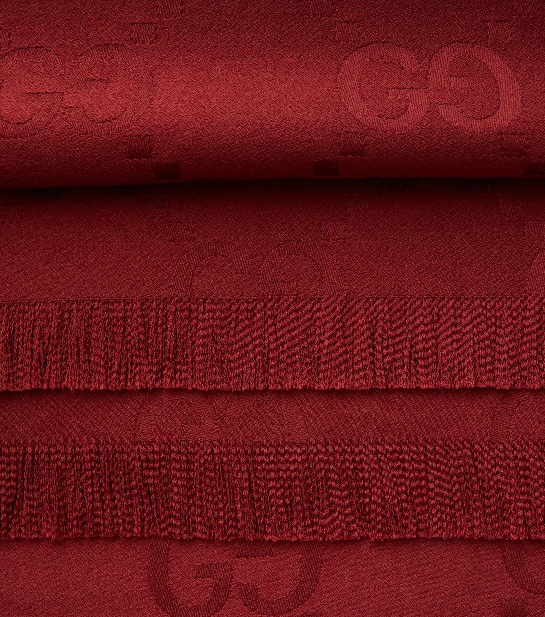 GG wool and silk jacquard blanket | Gucci