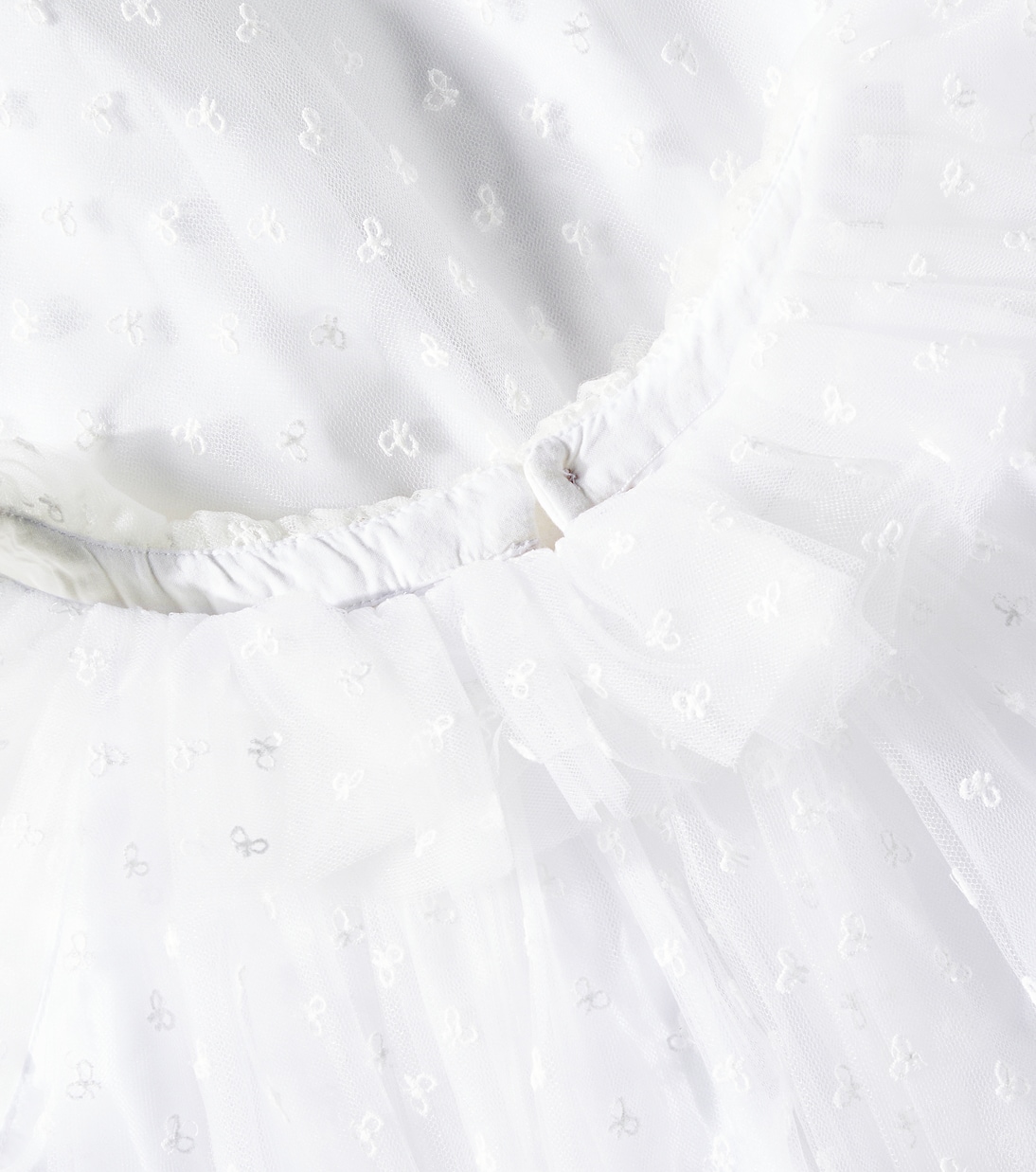 Besticktes Kleid Nuance aus Tüll | Bonpoint