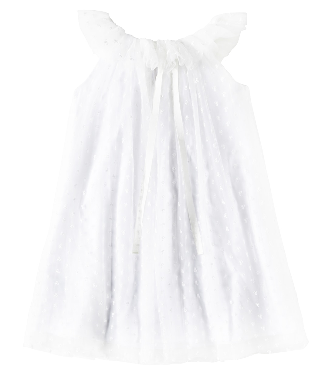 Besticktes Kleid Nuance aus Tüll | Bonpoint