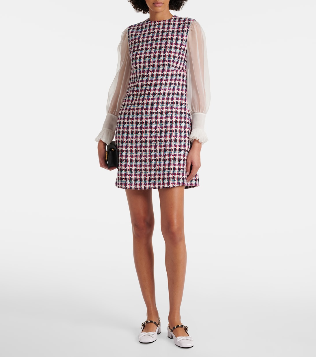 Ballerine Rockstud Bow in pelle | Valentino Garavani