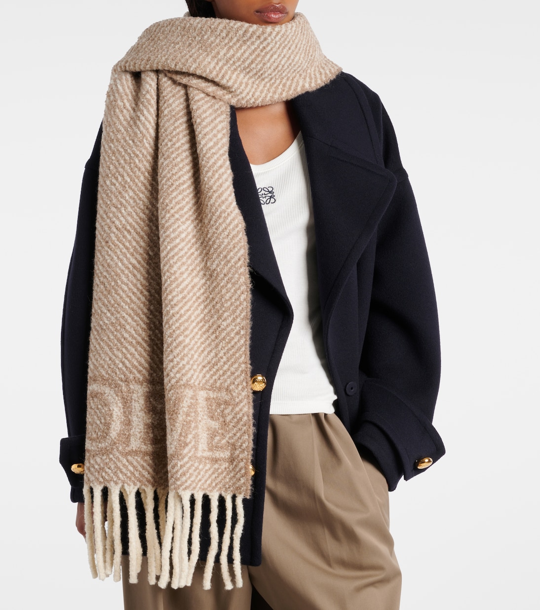 Sciarpa in misto lana e alpaca | Loewe