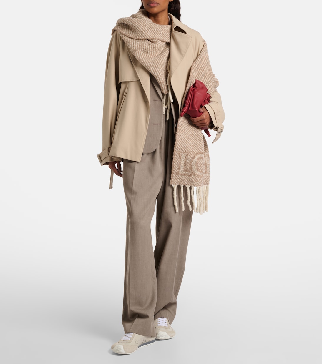 Alpaca and wool-blend scarf | Loewe