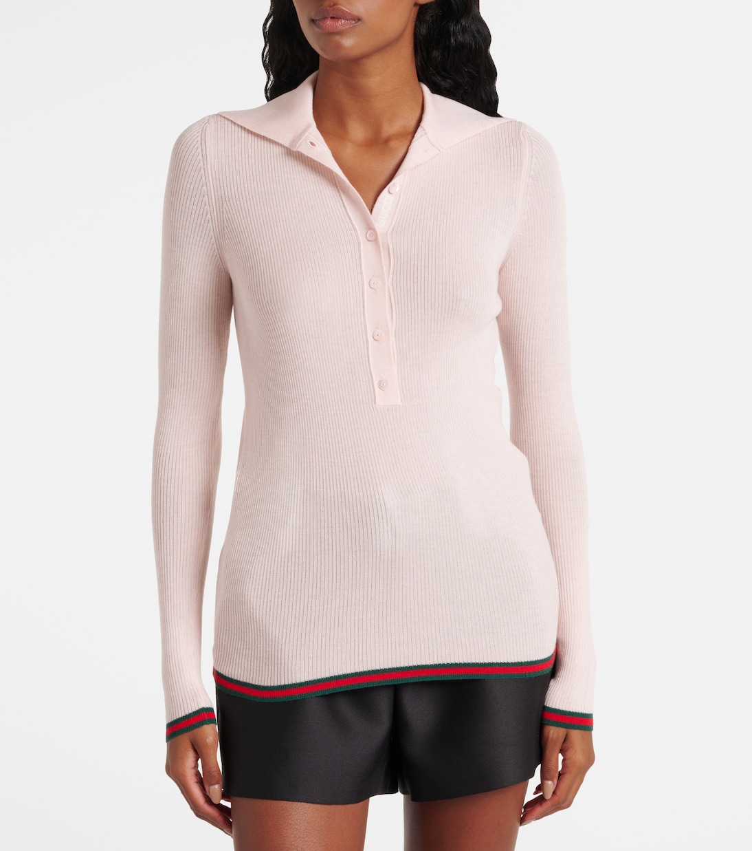 Polo de cachemir y seda | Gucci