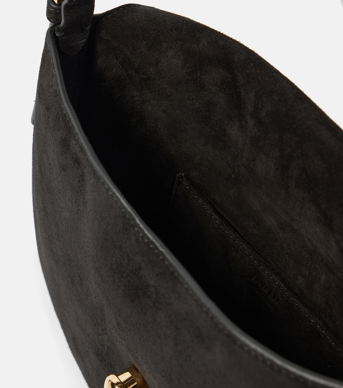 Borsa a spalla Tondo Small in suede | Savette