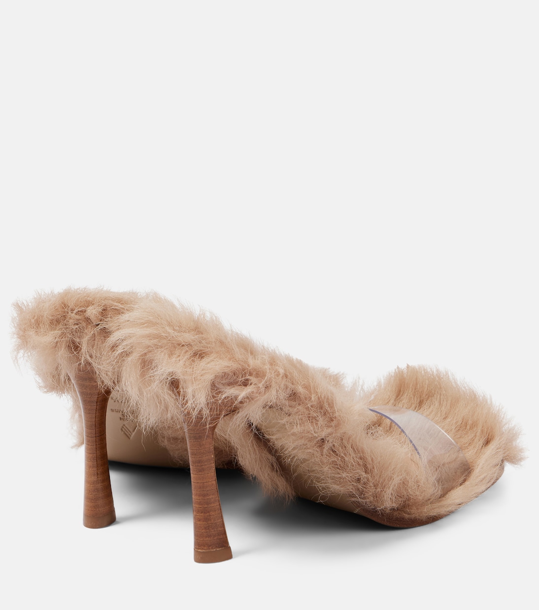 Mules Mia in PVC e shearling | The Attico