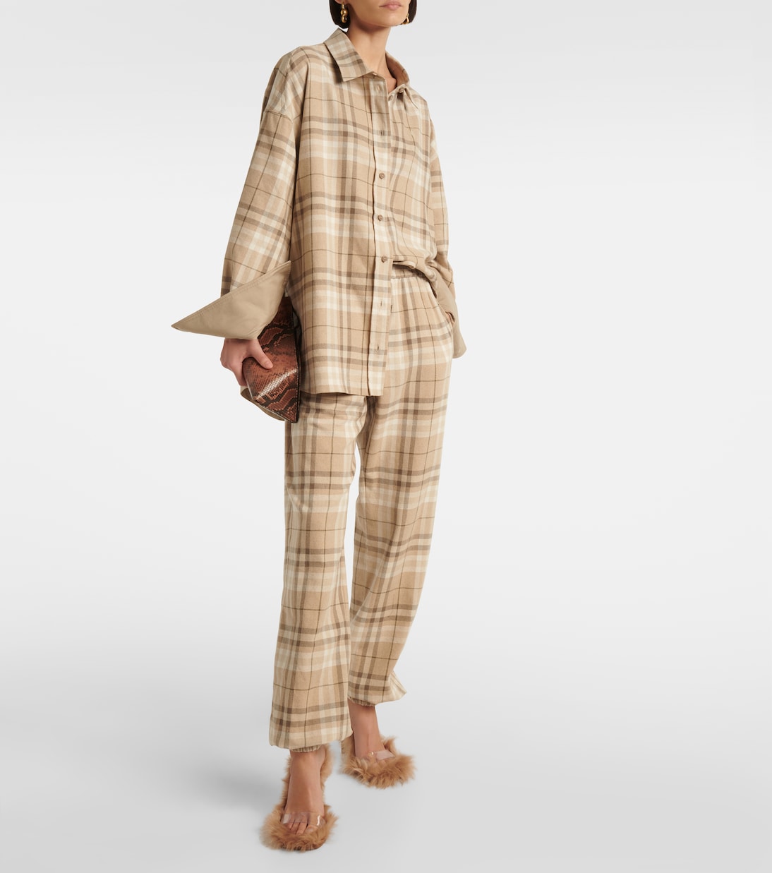 Mules Mia in PVC e shearling | The Attico