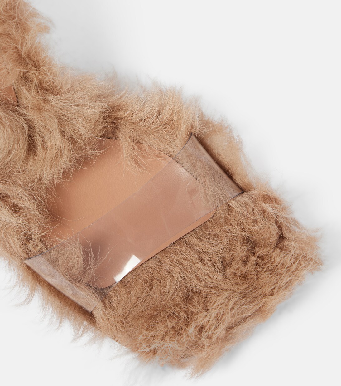 Mules Mia in PVC e shearling | The Attico