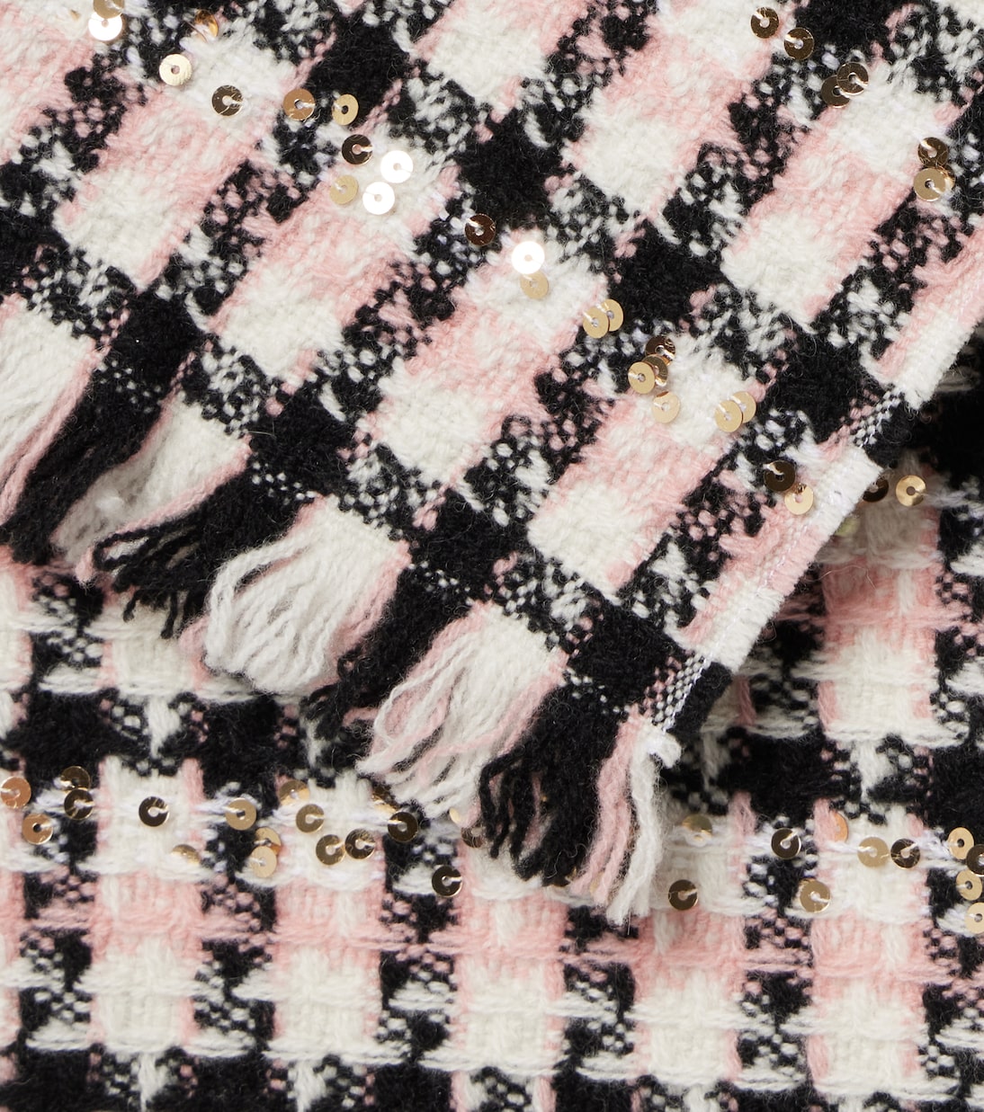 Bufanda de tweed con lentejuelas | Valentino