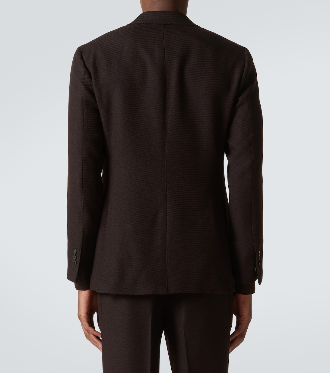 Wool twill blazer | Saman Amel