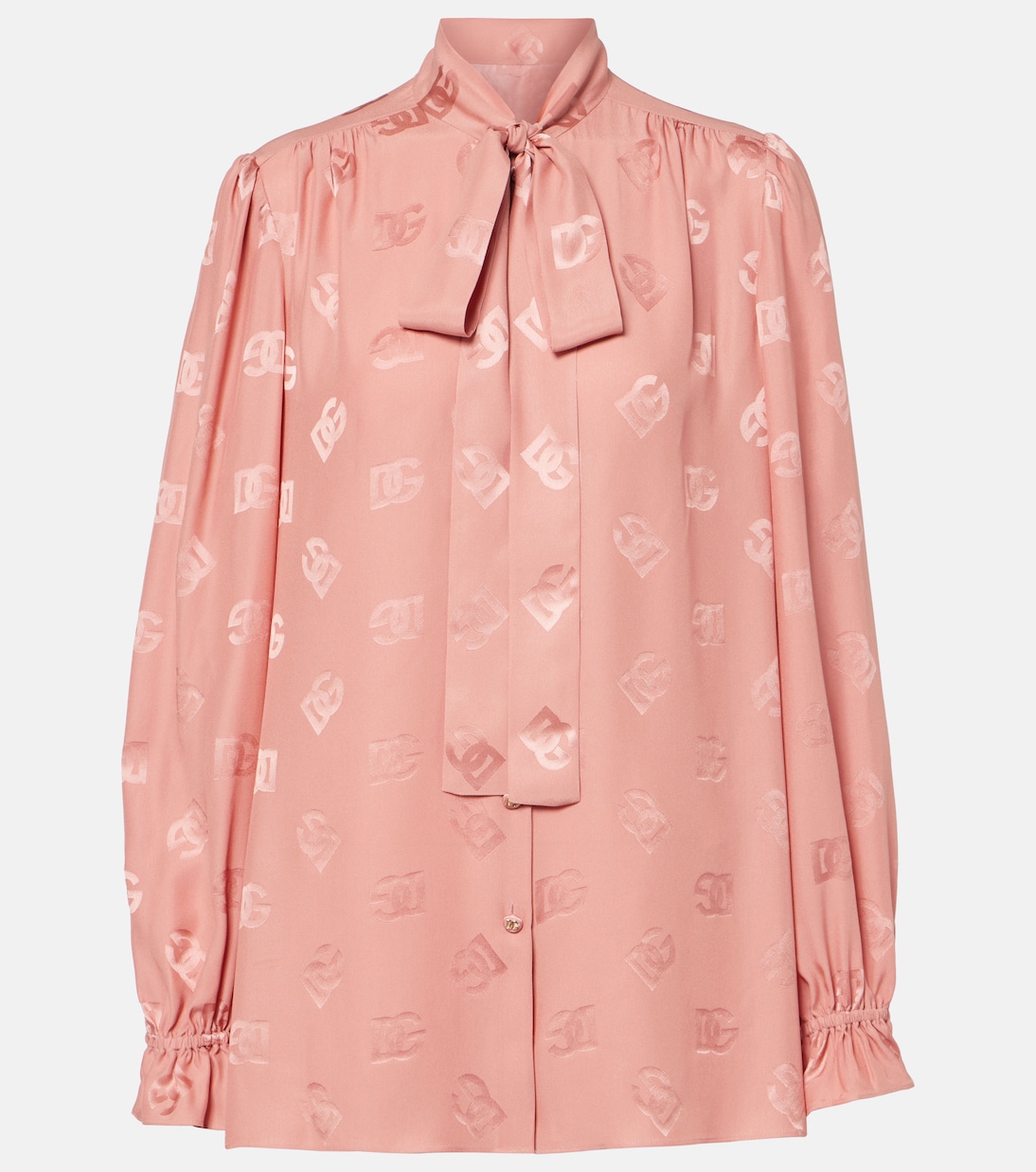 Blouse DG en satin de soie | Dolce&Gabbana
