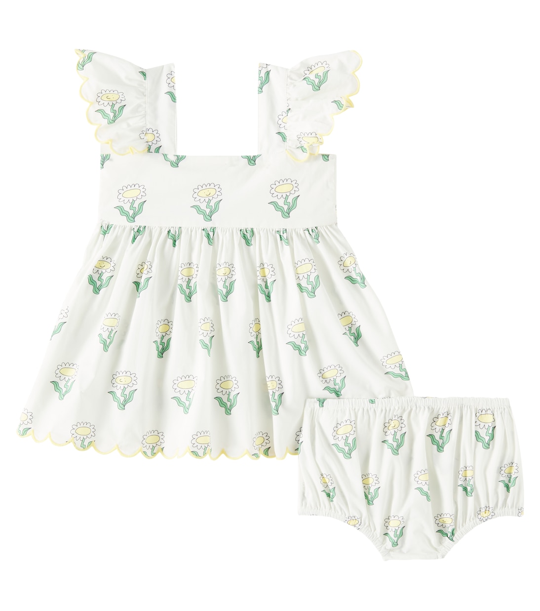 Baby - Abito e culottes in cotone | Stella McCartney Kids