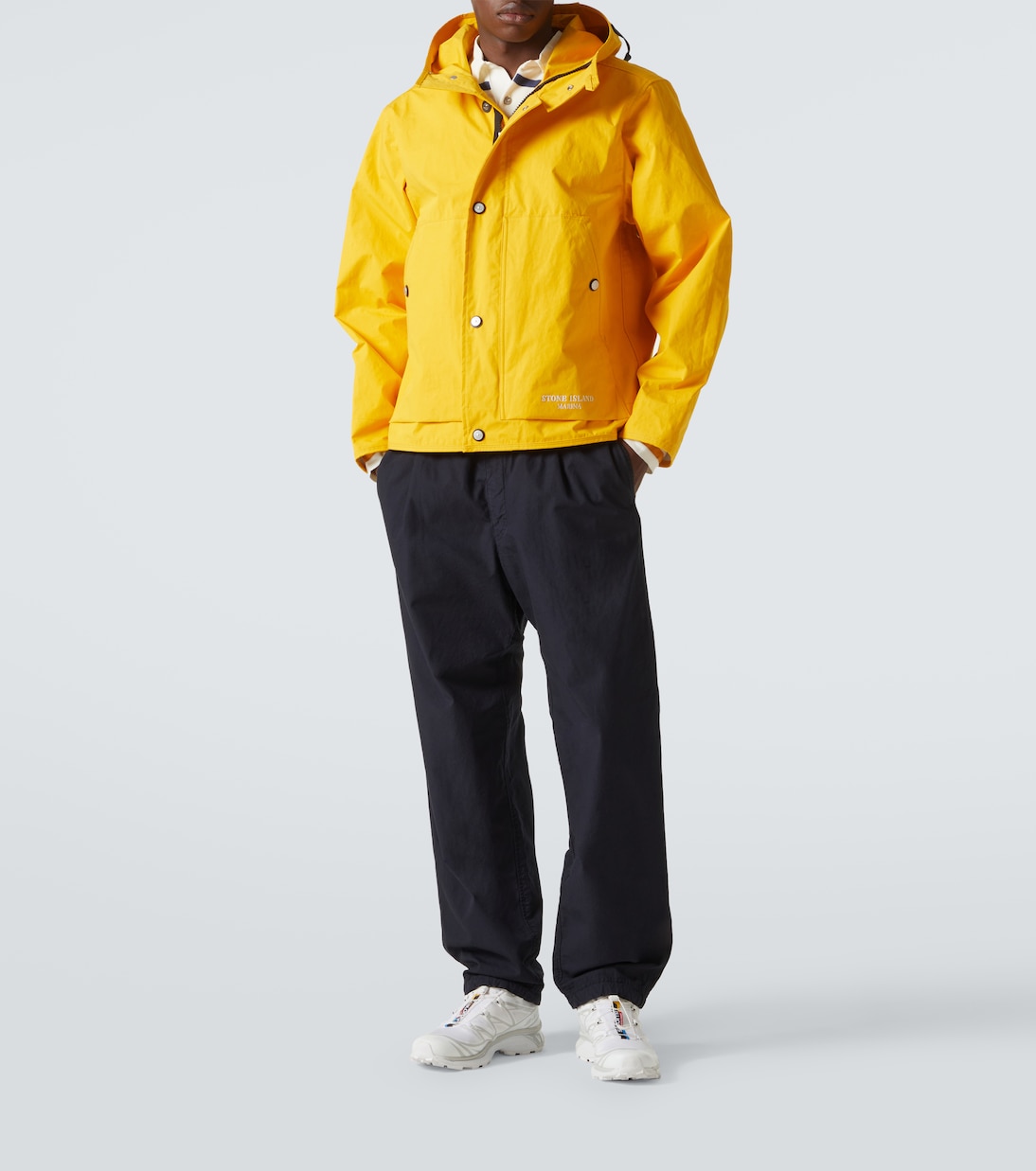 Regenmantel aus Baumwollpopeline | Stone Island