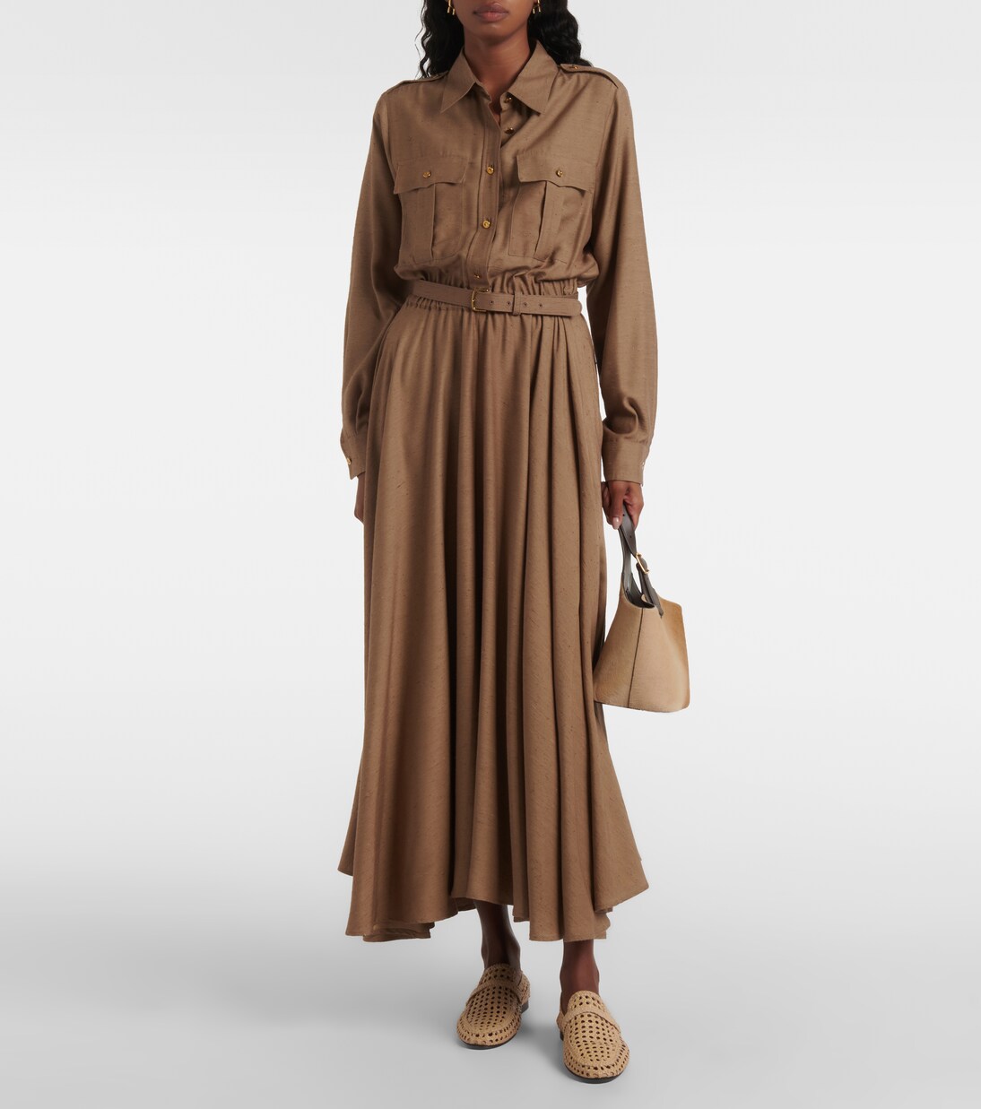 Hemdblusenkleid Lela aus Seide | Loro Piana
