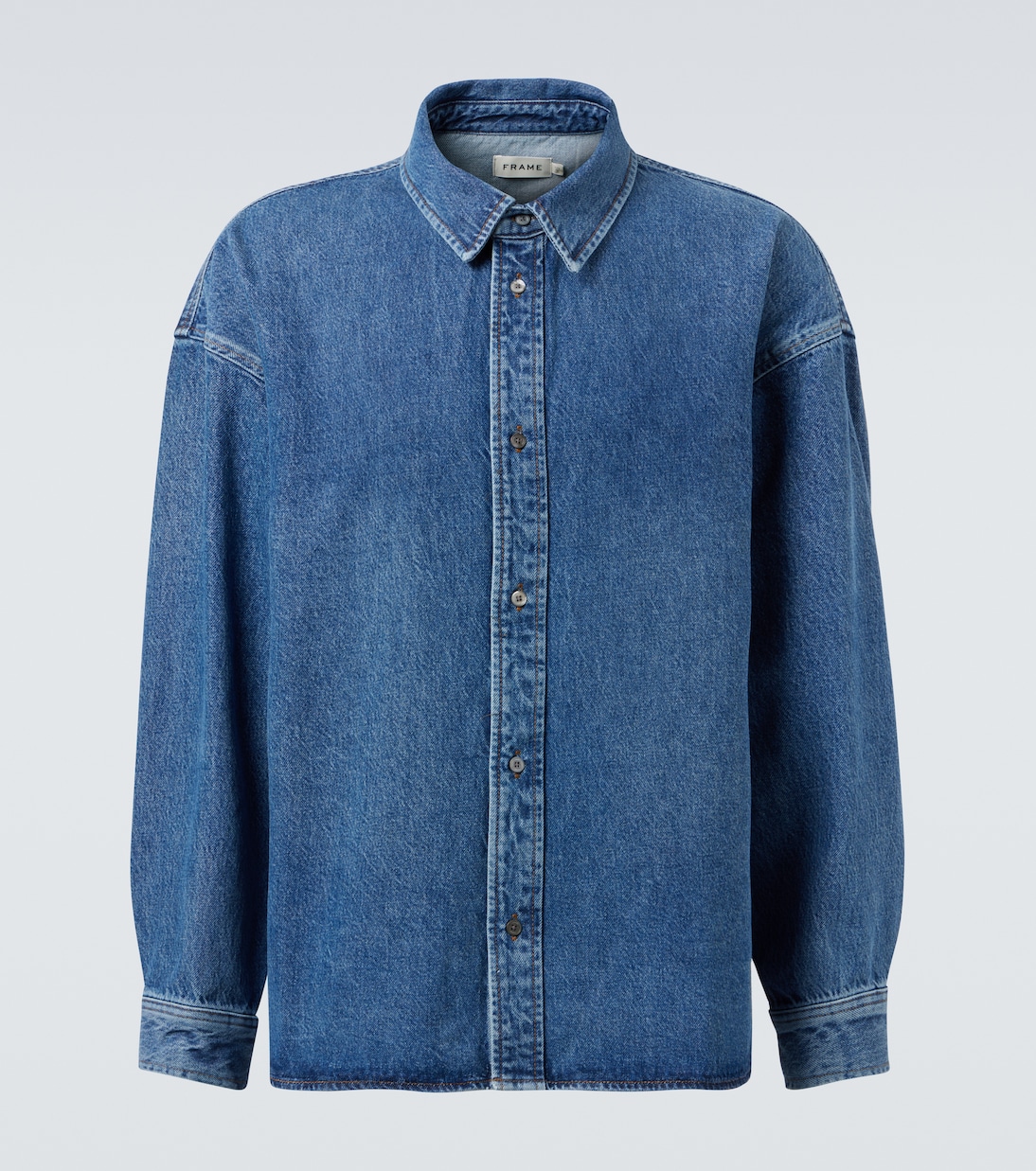 Hemdjacke aus Denim | Frame