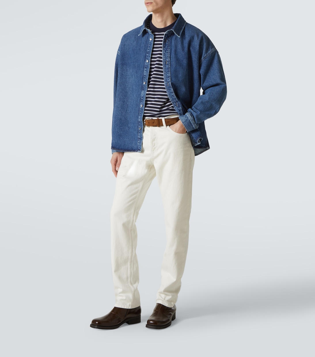 Hemdjacke aus Denim | Frame