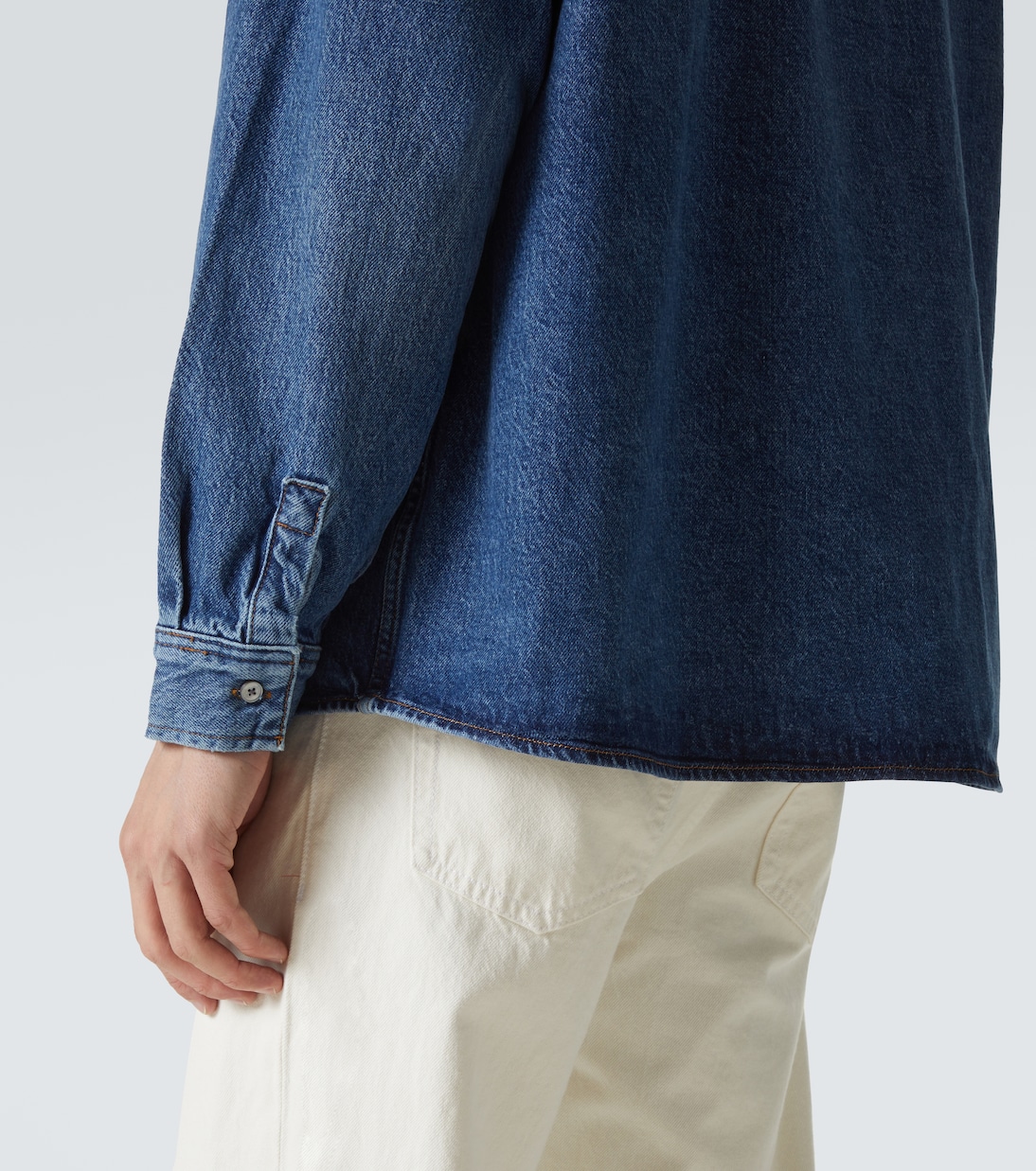 Hemdjacke aus Denim | Frame