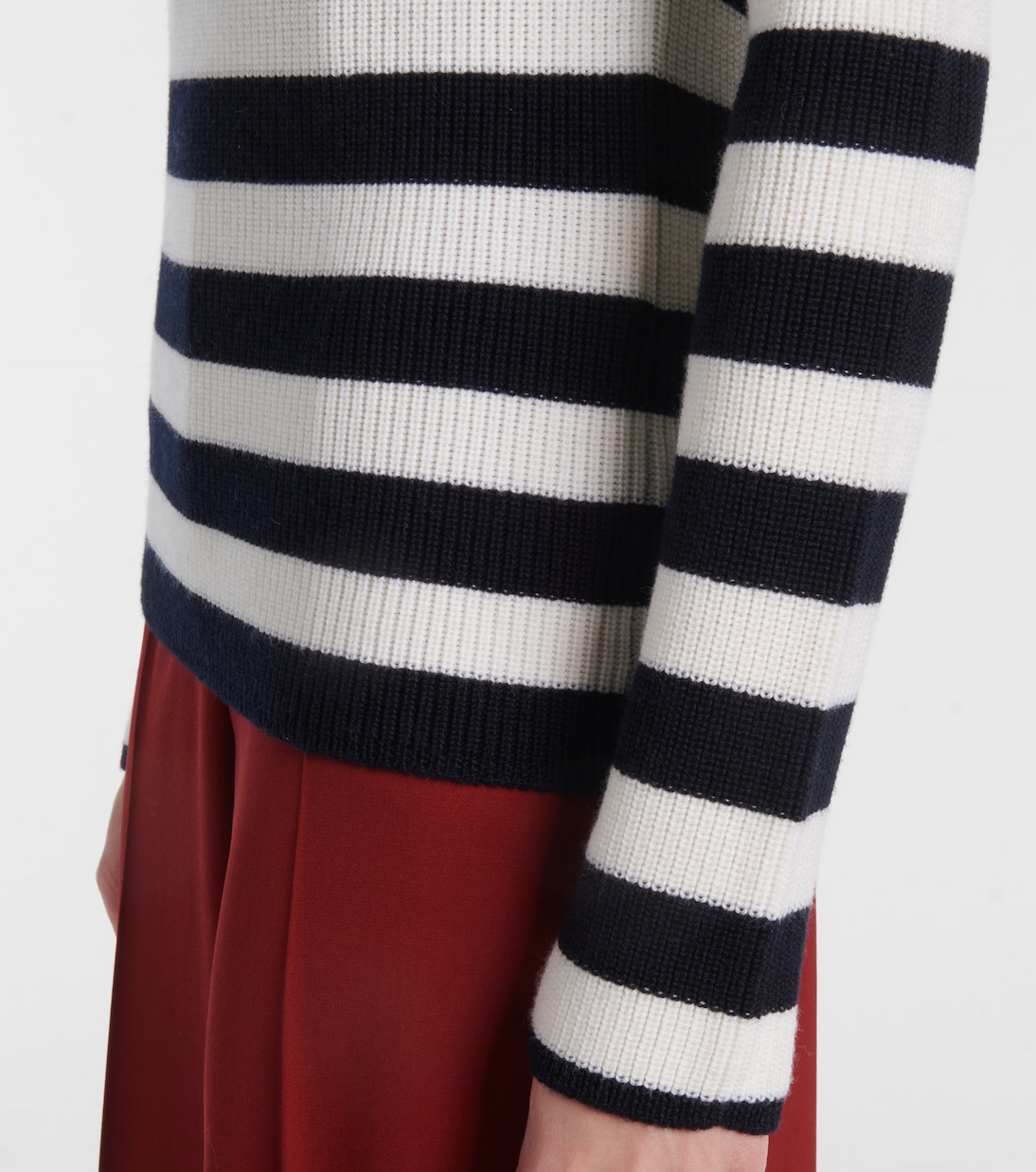 Pullover in lana vergine a righe | Max Mara