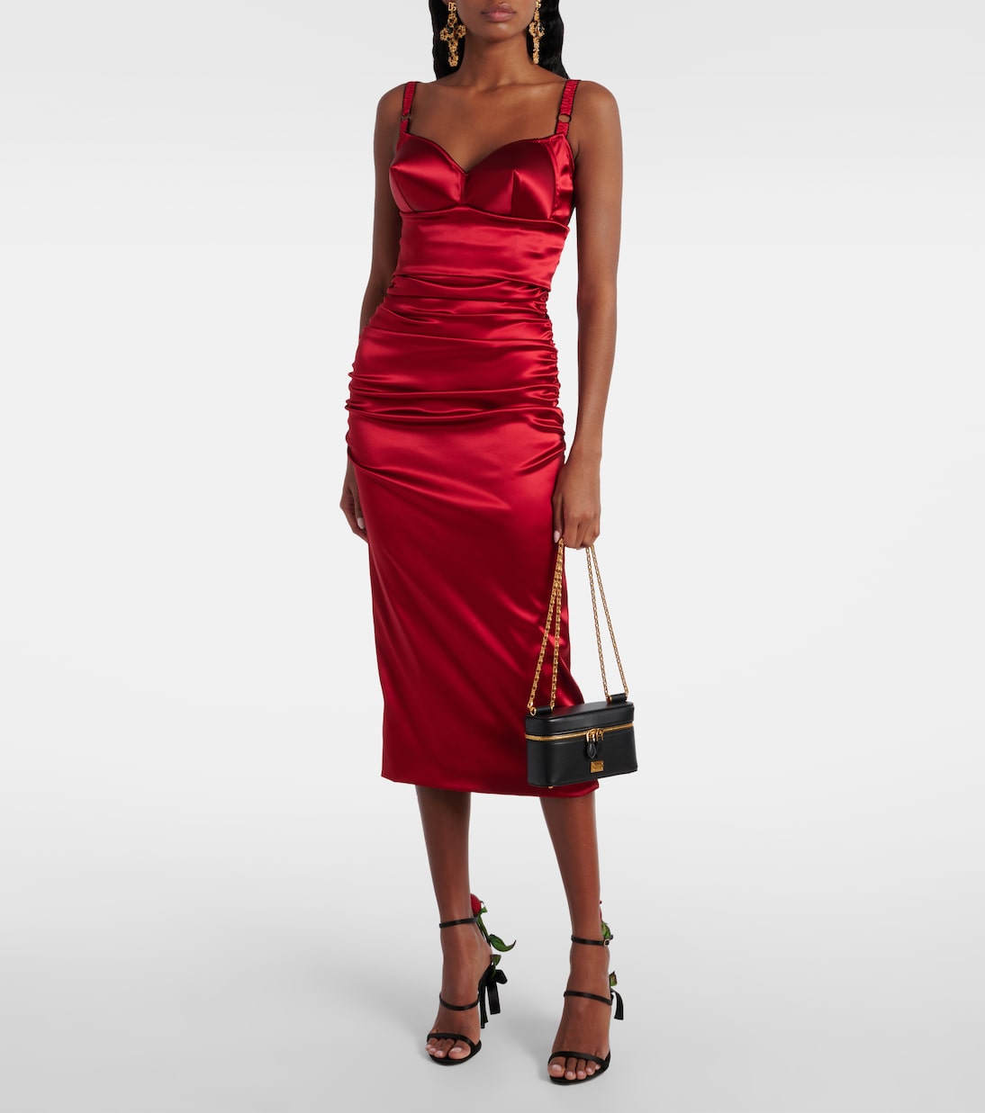 Borsa a tracolla Sicily Small in pelle | Dolce&Gabbana