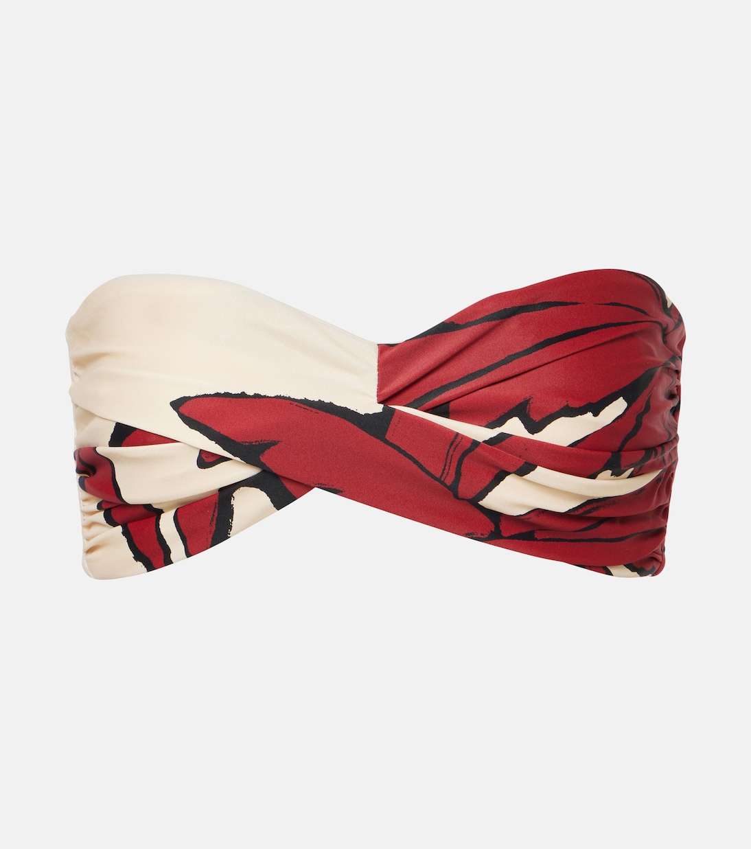 Printed bikini top | Johanna Ortiz