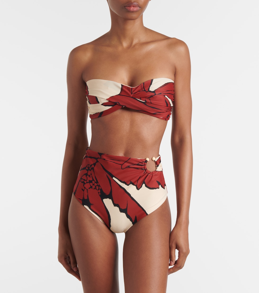 Printed bikini top | Johanna Ortiz