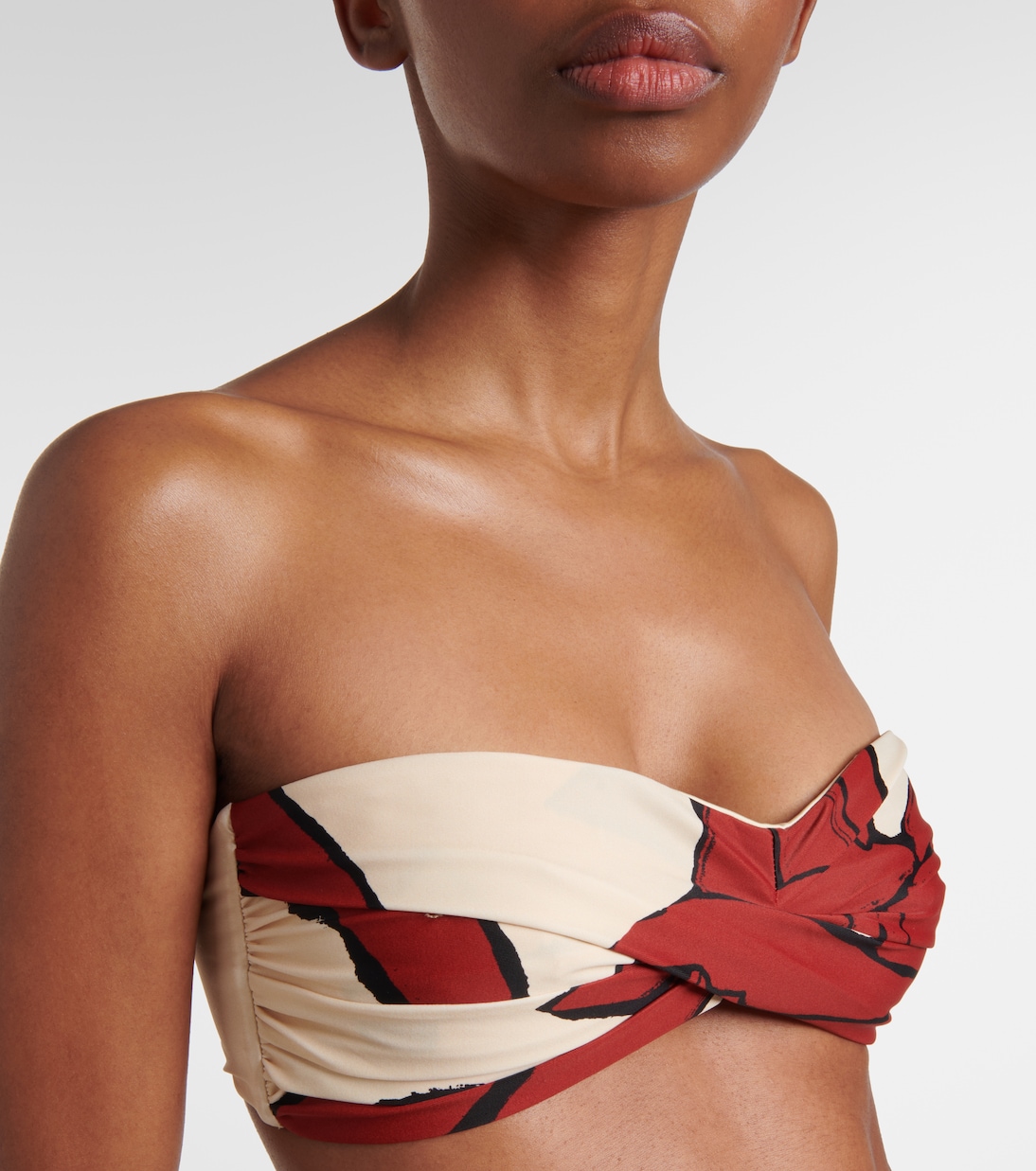 Printed bikini top | Johanna Ortiz