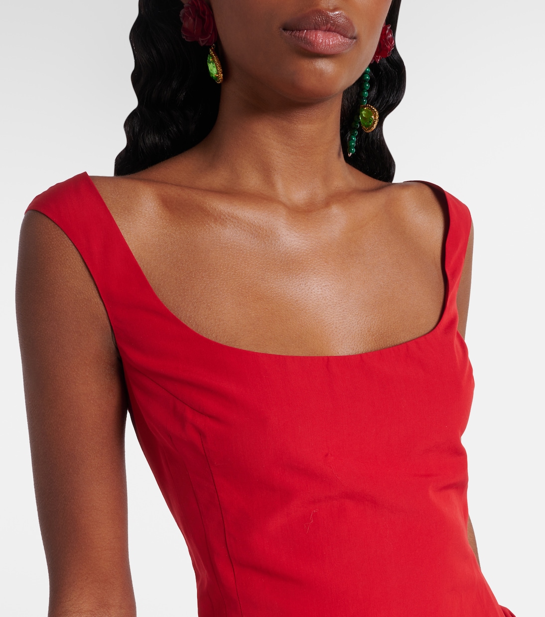 Draped poplin minidress | Magda Butrym