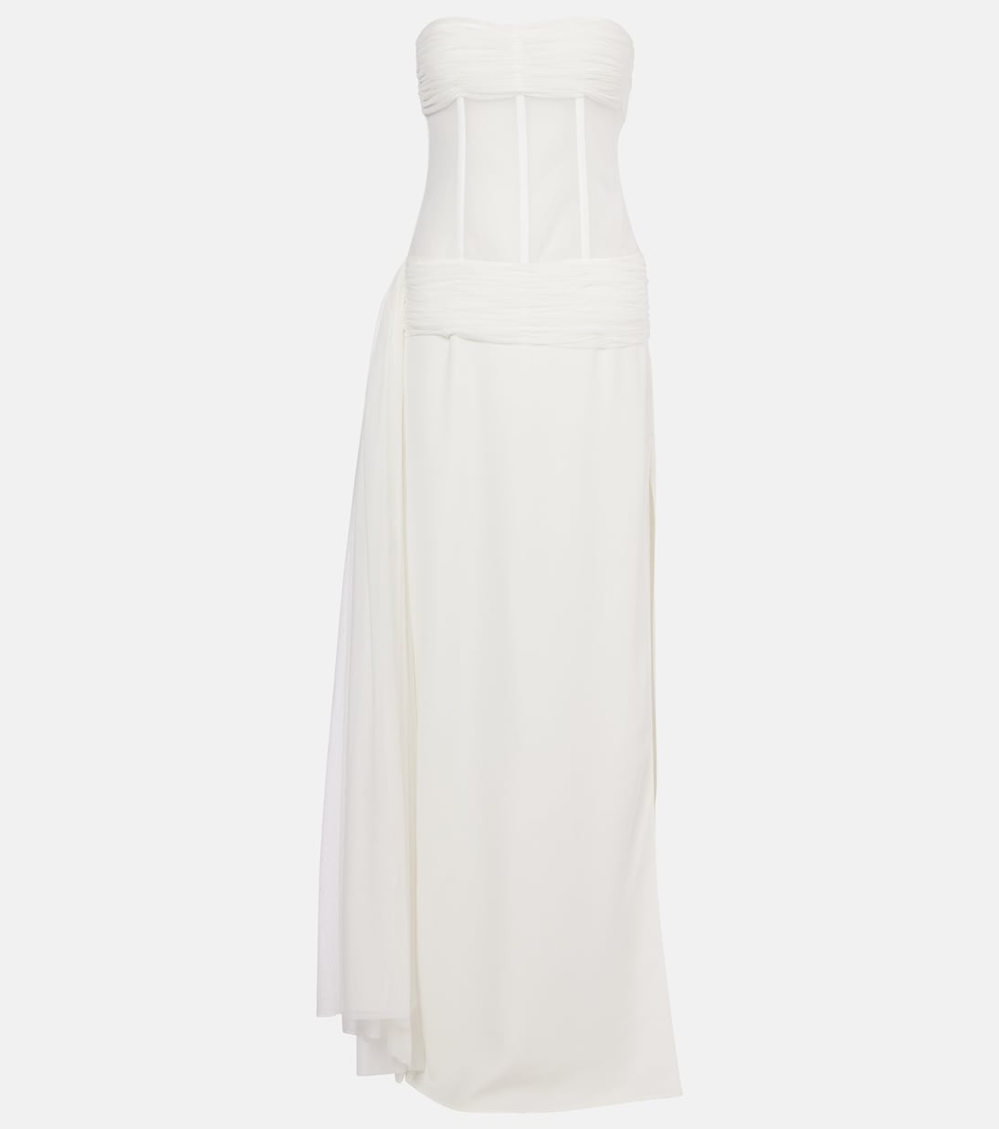 Bridal - Abito a corsetto con velo | Christopher Esber