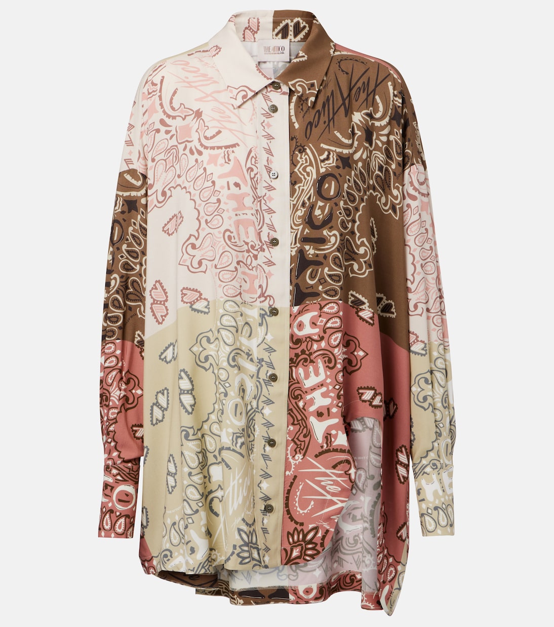 Camicia oversize Bandana in mussola | The Attico