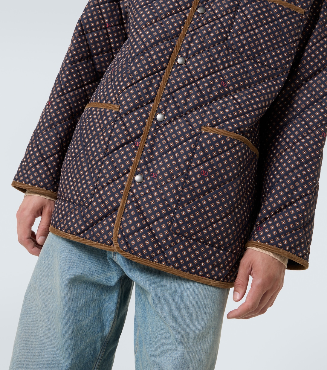 Polka-dot quilted jacket | Valentino