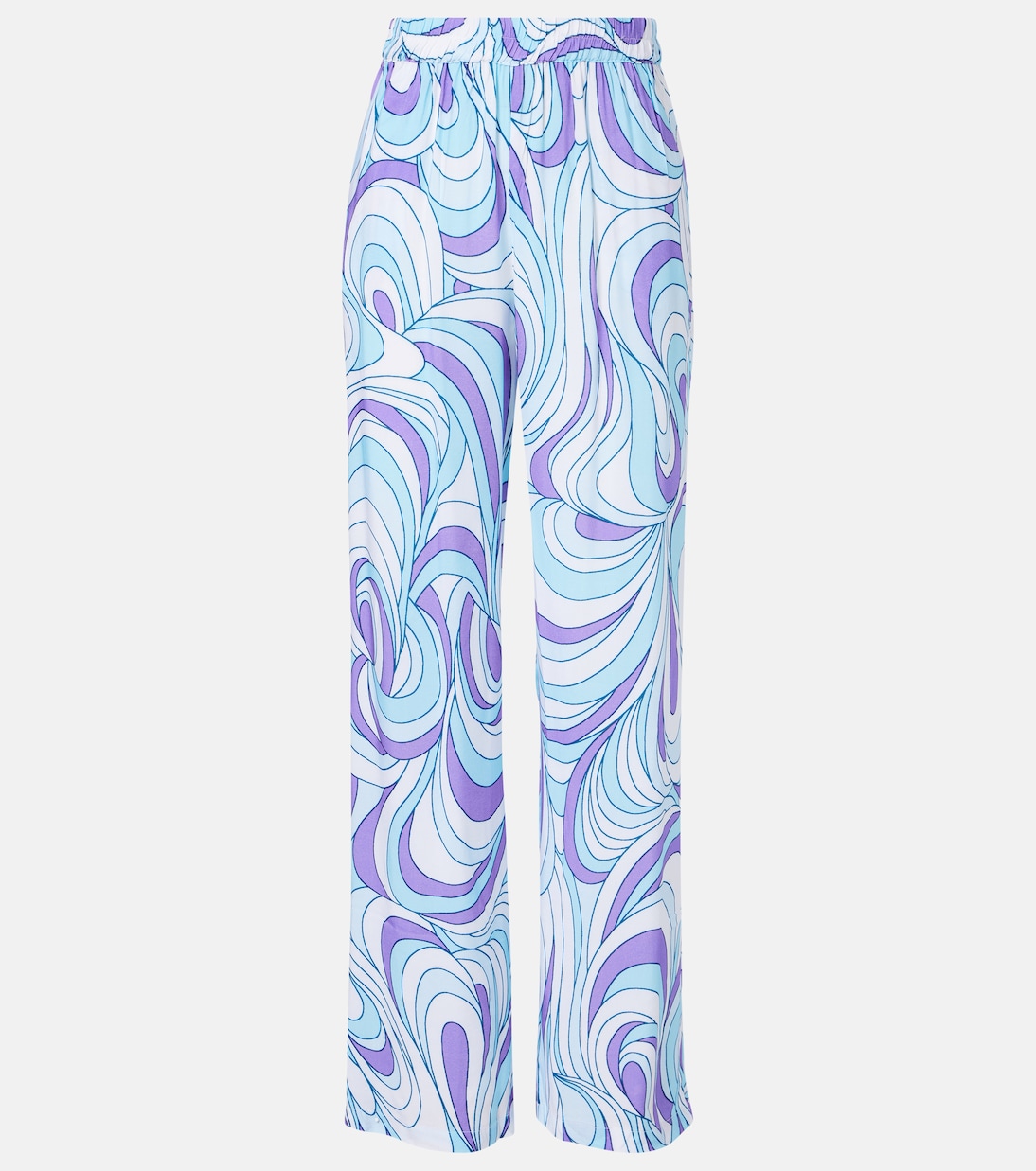 Pantaloni Olivia a gamba larga con stampa | Melissa Odabash