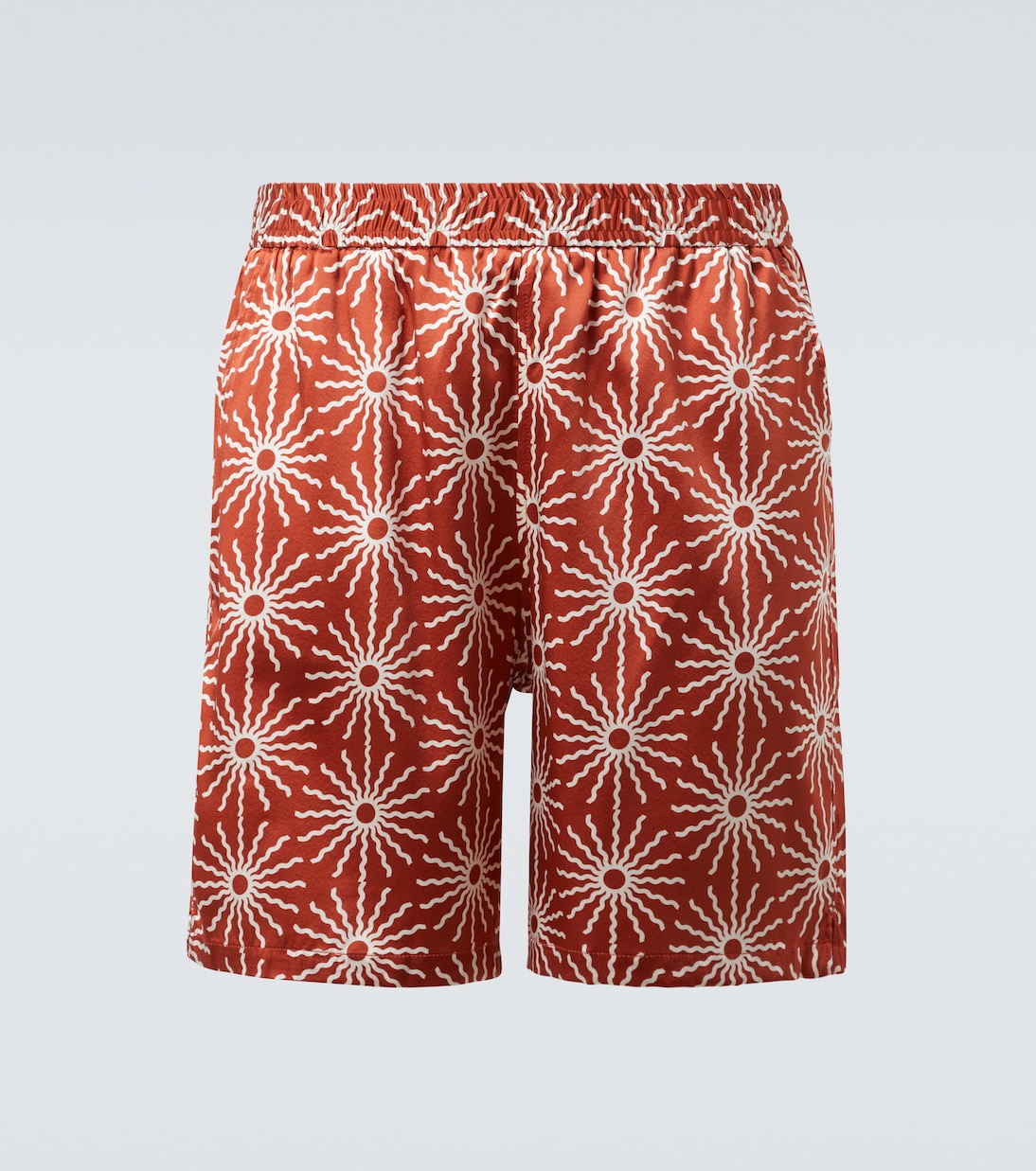 Shorts Palma in misto seta con stampa | Frescobol Carioca