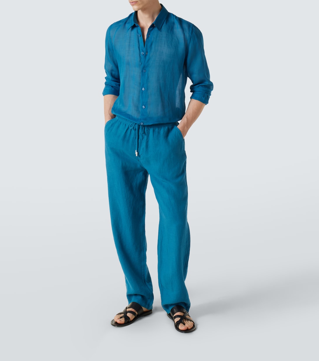 Pantaloni a gamba larga in lino | Vilebrequin