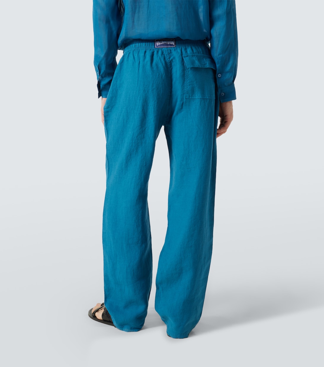 Pantaloni a gamba larga in lino | Vilebrequin