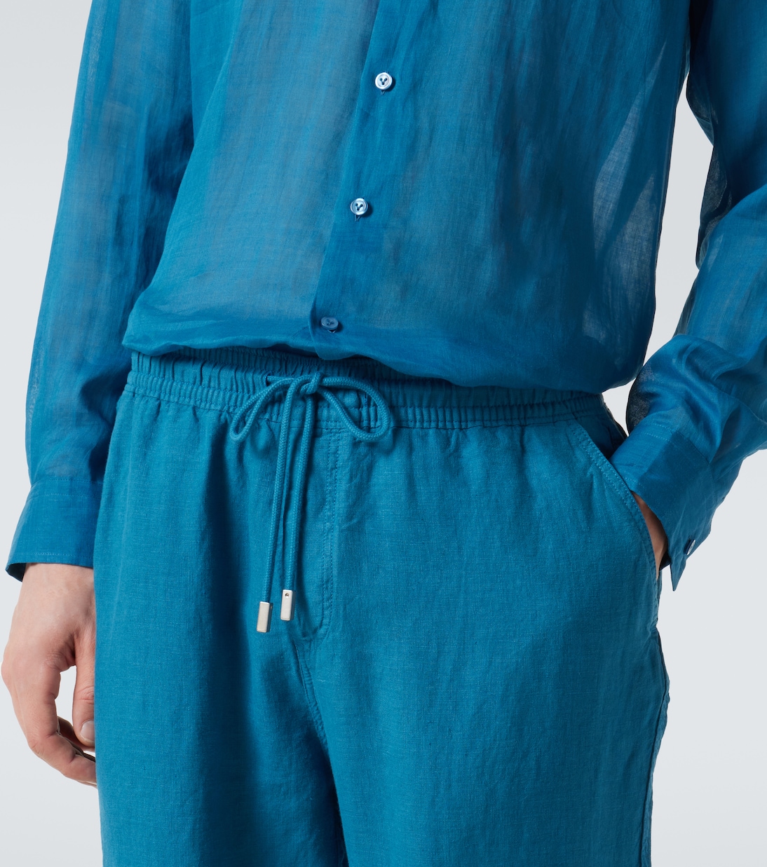 Pantaloni a gamba larga in lino | Vilebrequin