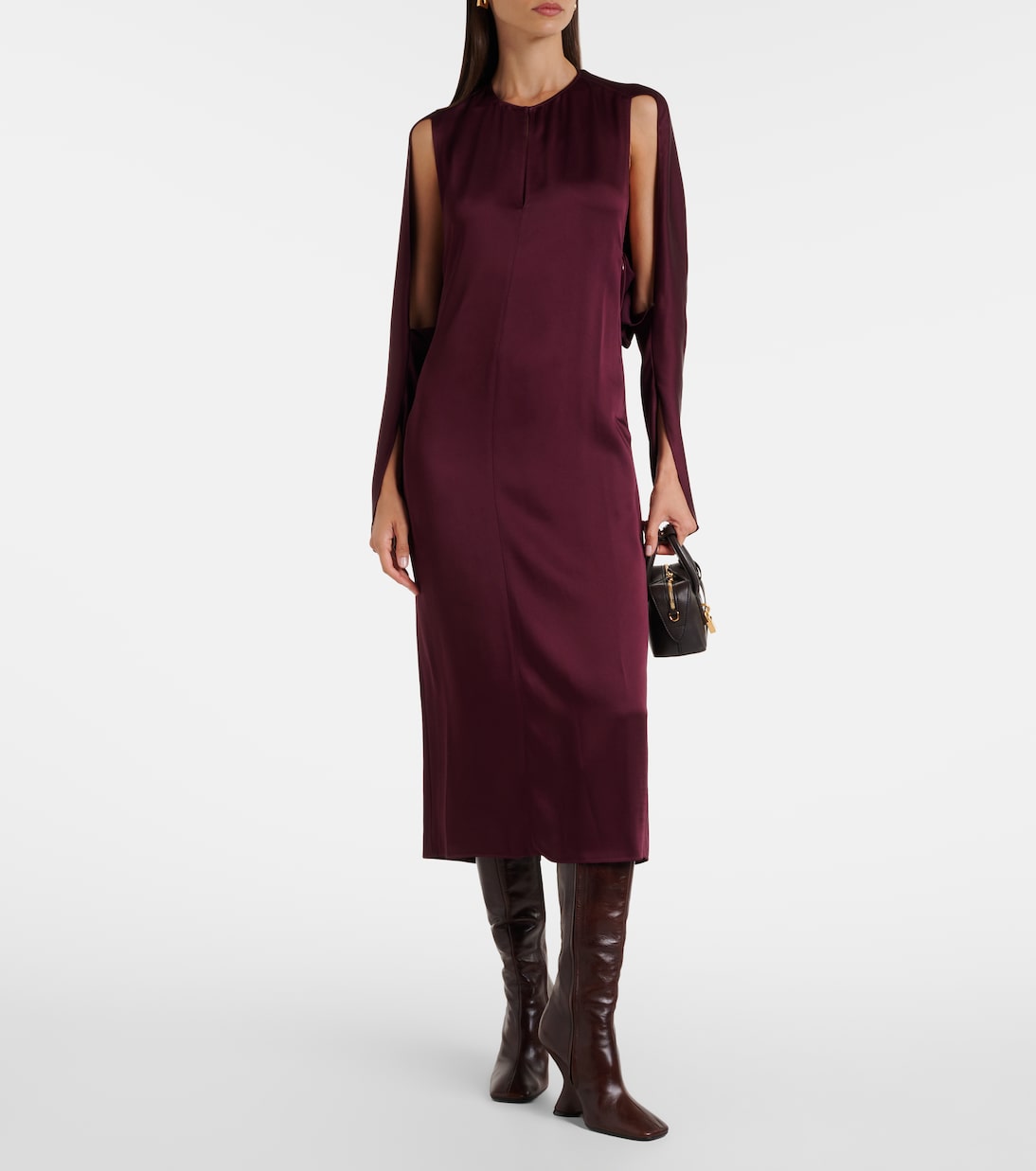 Cutout satin gown | Stella McCartney