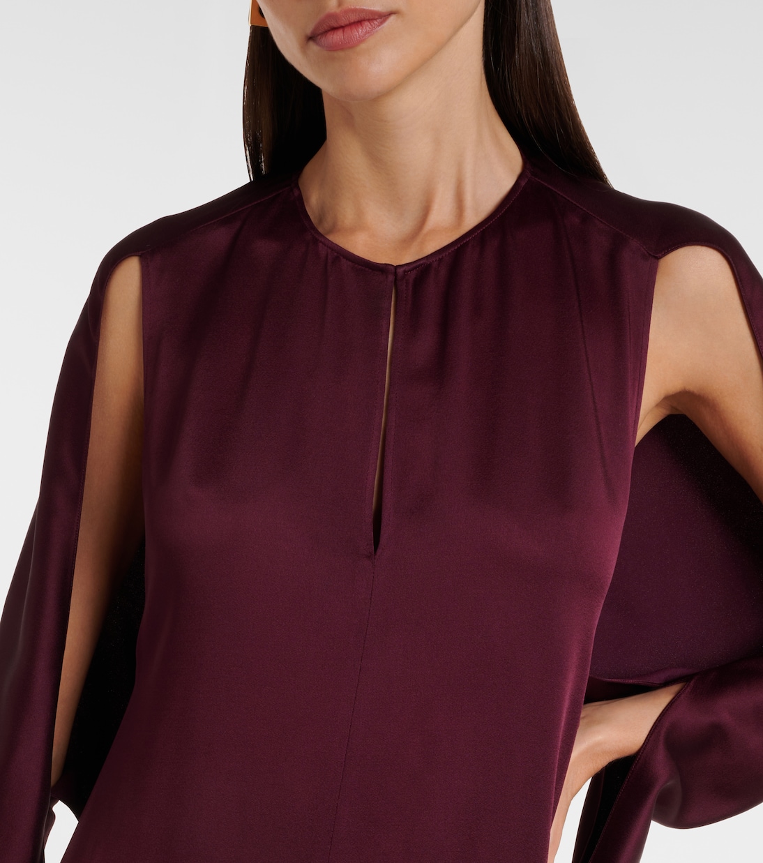 Cutout satin gown | Stella McCartney