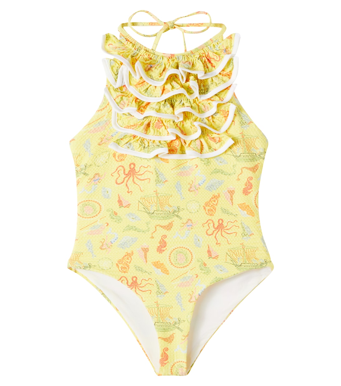 Bumby Aman printed ruffled swimsuit | Marysia Bumby