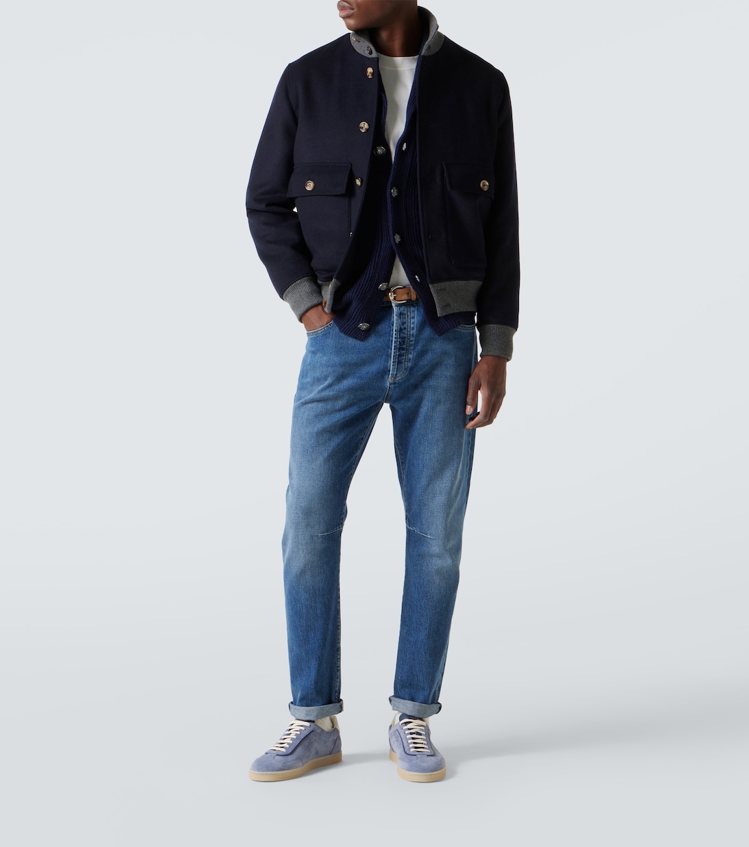 Blouson en laine  | Brunello Cucinelli