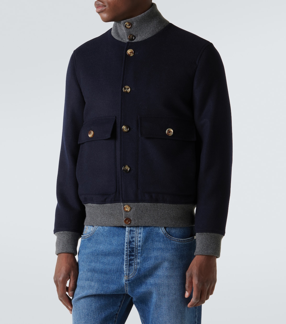Blouson en laine  | Brunello Cucinelli